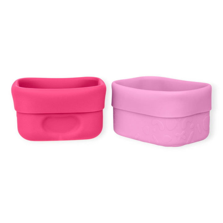 b.box Silicone Snack Cups - Berry Pink - BabyAmore
