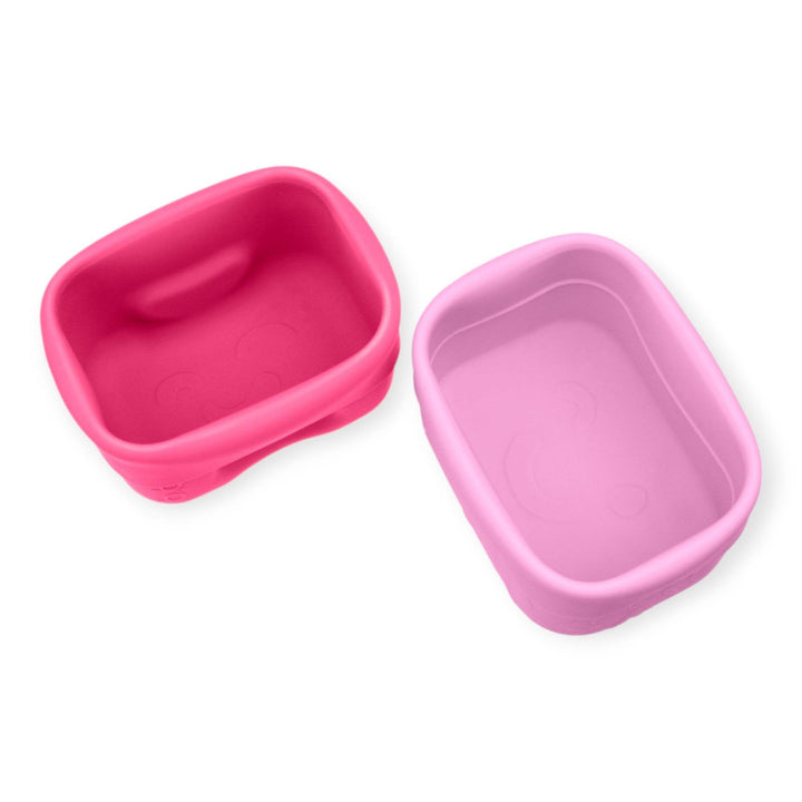 b.box Silicone Snack Cups - Berry Pink - BabyAmore