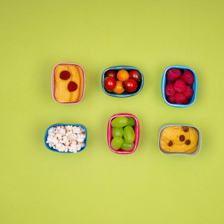 b.box Silicone Snack Cups - Berry Pink - BabyAmore