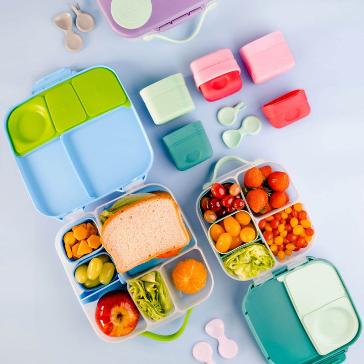 b.box Silicone Snack Cups - Berry Pink - BabyAmore