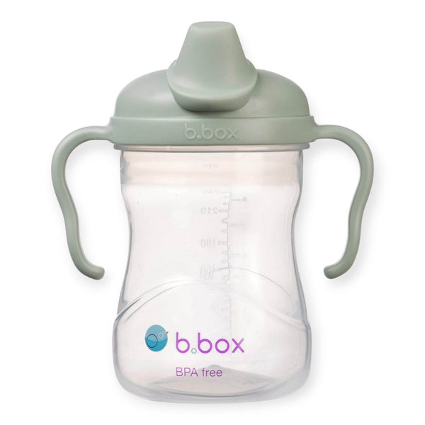 b.box Soft Spout Cup 240ml Sage Green - BabyAmore