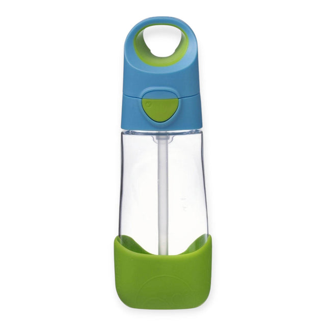 b.box Tritan Straw Drink bottle 450ml Ocean Breeze Blue Green