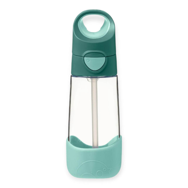 b.box Tritan Straw Drink bottle 450ml Emerald Forest Green