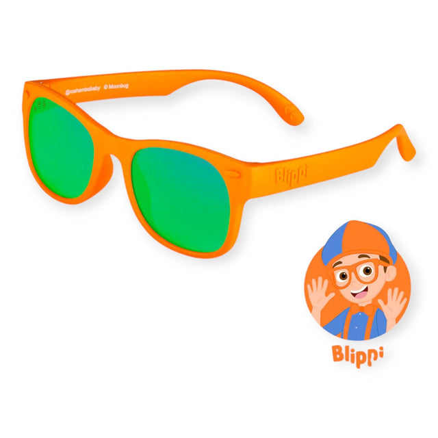 Roshambo Blippi Orange Shades Mirrored Green Baby (0-2 Yrs)