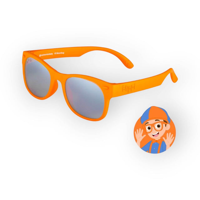 Roshambo Blippi Orange Shades Mirrored Chrome Toddler (2-4Yrs)