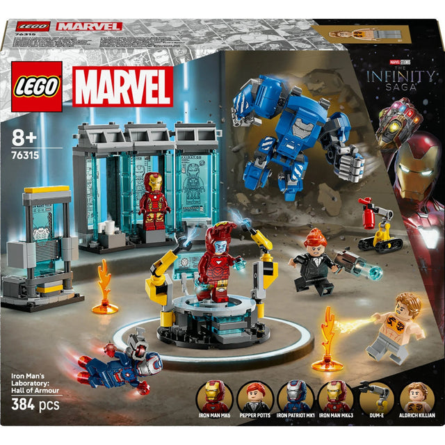 Lego Super Heroes Marvel Iron Man's Laboratory: Hall of Armor (384Pieces)