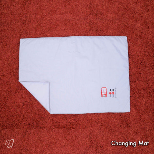 Blooms and Butterflies London Bridge Changing Mat