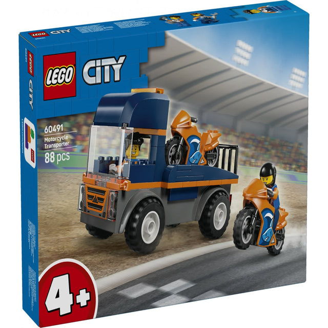 Lego City Motorcycle Transporter (88 Pieces)