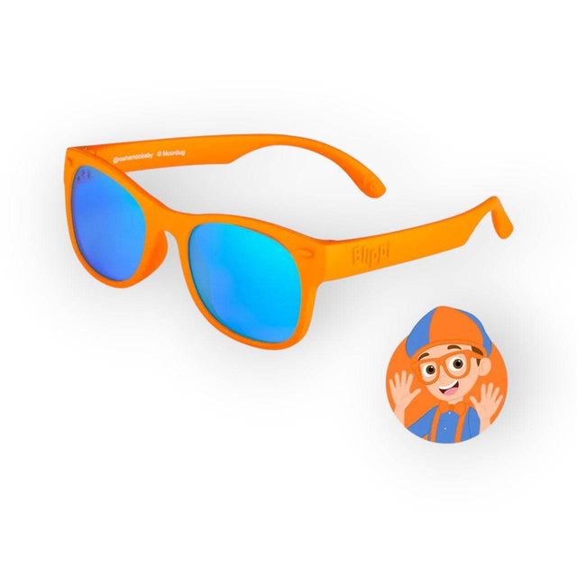 Roshambo Blippi Orange Shades Mirrored Blue Junior (5+Yrs)