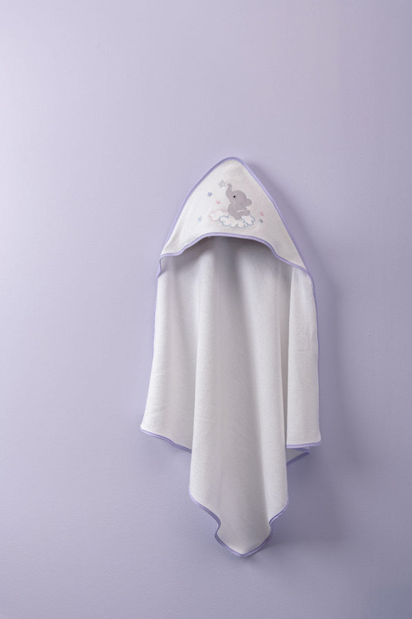 Blooms and Butterflies Starry Night Hooded Towel