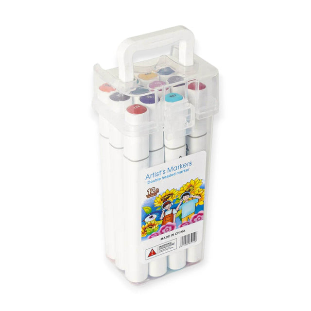 iLearnNgrow - Set of 12 Touch Cool Dual Side Markers