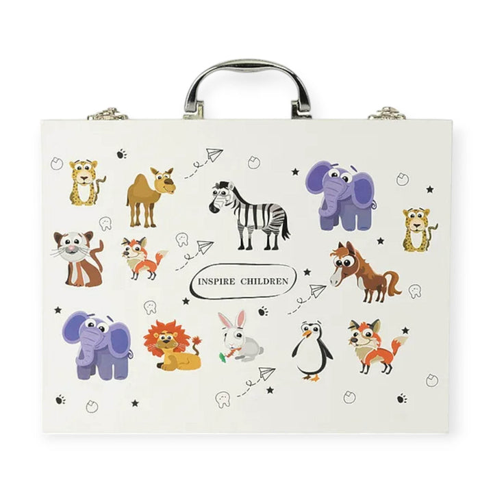 iLearnNgrow 67 Pieces Colouring Set - Jungle Animals - BabyAmore