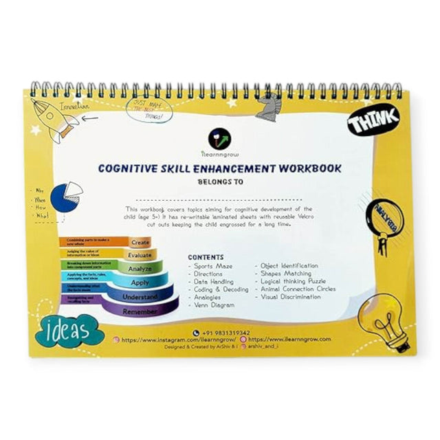 iLearnNgrow Cognitive Skill Workbook