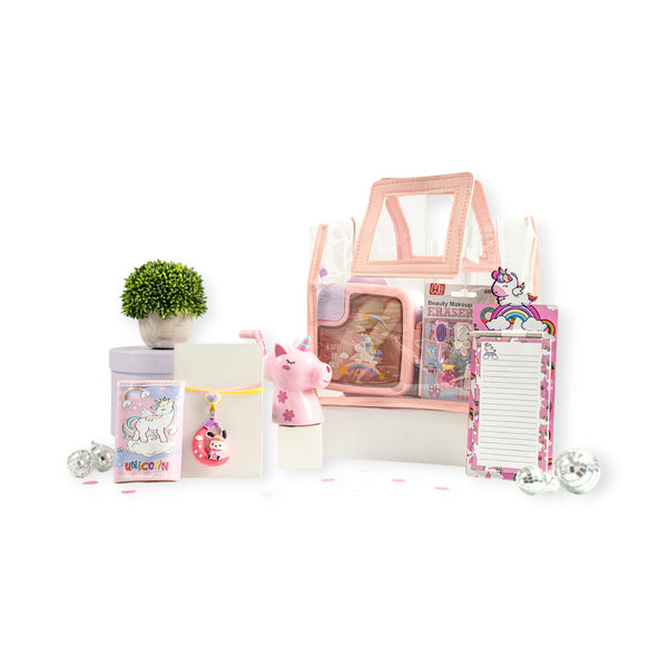 iLearnNgrow Pink Bag Unicorn Hamper