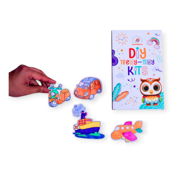 iLearnNgrow Teeny Tiny DIY Fridge Magnet Transport