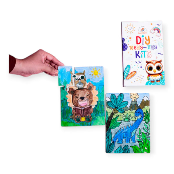 iLearnNgrow Teeny Tiny DIY Puzzle - Set of Two