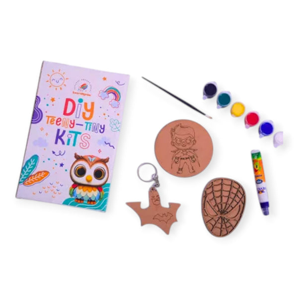 iLearnNgrow Teeny Tiny DIY SuperHero Painting Kit