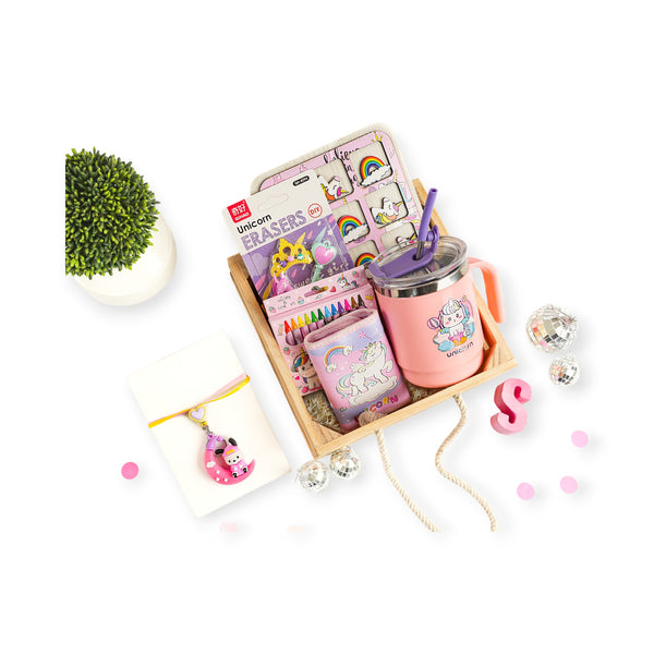 iLearnNgrow Unicorn Wooden Hamper