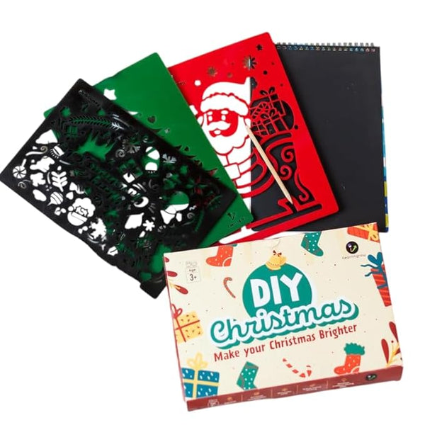 ilearnngrow Christmas Doodle with Scratch book