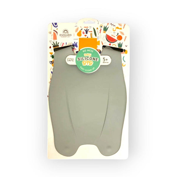 The Evolved Parent Co Baby Silicone Bib 5 + months - BabyAmore