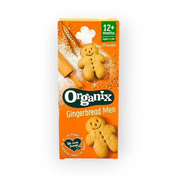 Organix Gingerbread Men, 135g - BabyAmore