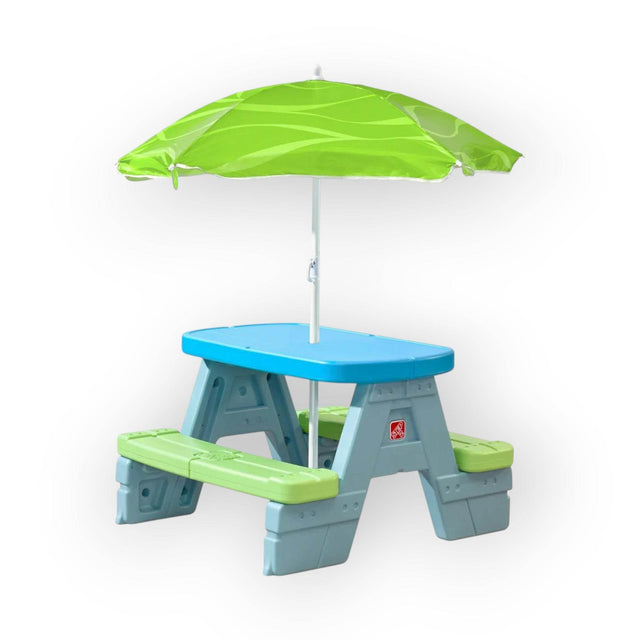 Step2 Sun & Shade Picnic Table W/ Umbrella