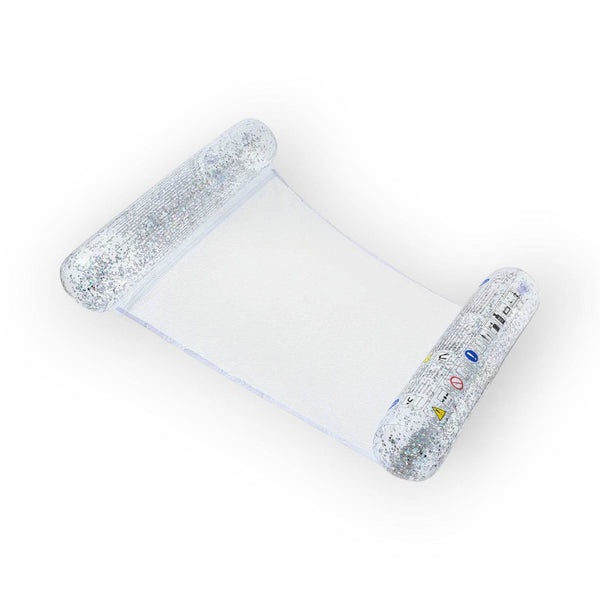 SUNNYLiFE transparent inflatable Bolster Hammock Float Glitter - BabyAmore
