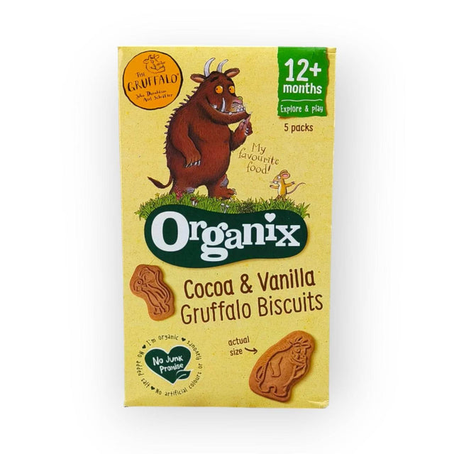 Organix Coca & Vanilla Gruffalo Biscuits 12+m