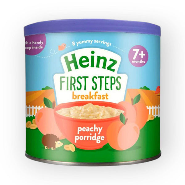 Heinz First Steps Breakfast Peachy Porridge 7m+ - BabyAmore