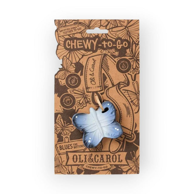 Oli and Carol Blues The Butterfly Chewy Teether