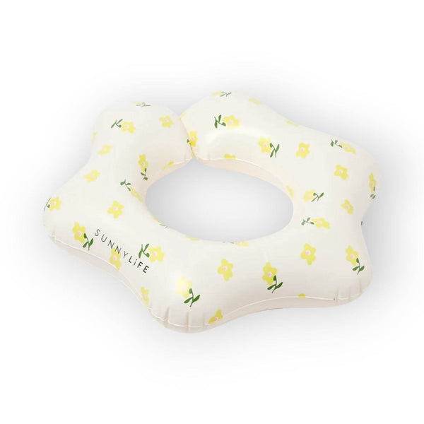 SUNNYLiFE sunflower print inflatable Kiddy Pool Ring Mima the Fairy Lemon - BabyAmore