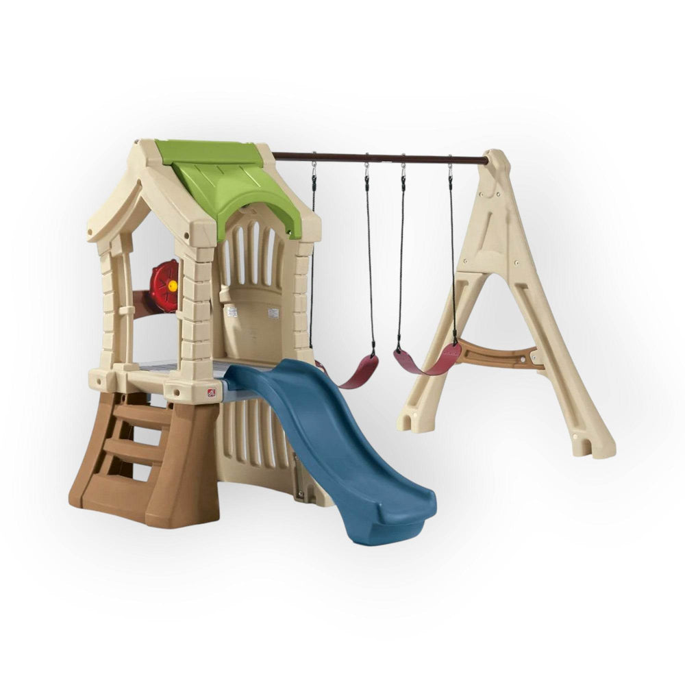 Step2 Play Up Gym Set with Swings and Slide Outdoor Playset for