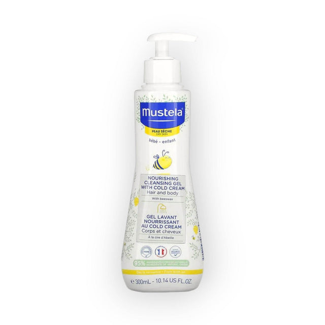 Mustela Nourishing Cleansing Gel With Cold Cream- Beeswax, 300ml