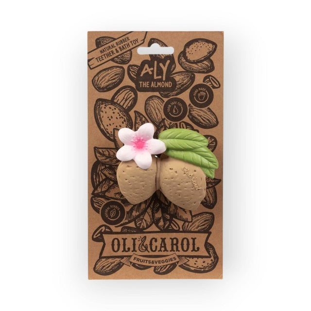 Oli and Carol Aly The Almond Natural Rubber Teether