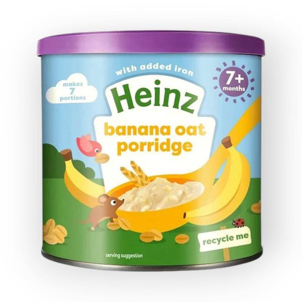Heinz First Steps Breakfast Banana Oat Porridge, 7m+, 220g - BabyAmore