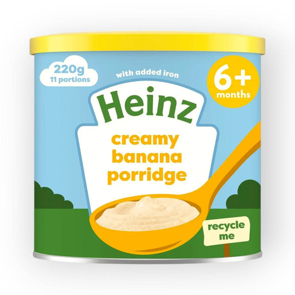 Heinz Creamy Banana Porridge 6+m 220g - BabyAmore