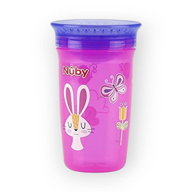 Nuby 360 Wonder Cup, Pink - 300ml