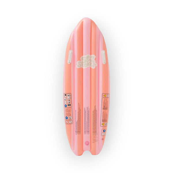 SUNNYLiFE pink color inflatable Ride With Me Surfboard Float Sea Seeker Strawberry - BabyAmore