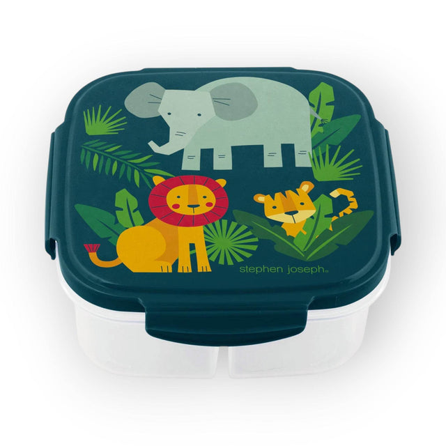 Stephen Joseph Snack Box with Ice Pack Zoo Print