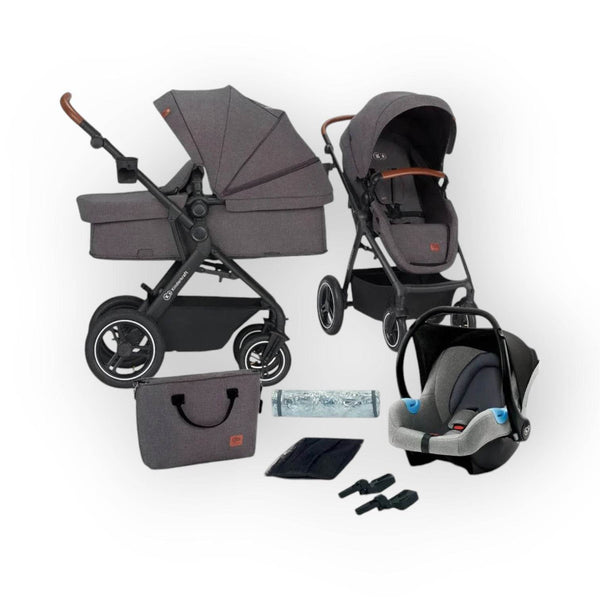 KinderKraft 3 in1 Travel System B Tour Dark Grey - BabyAmore