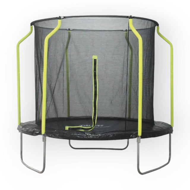 Plum 8ft Wave Springsafe Trampoline and Enclosure
