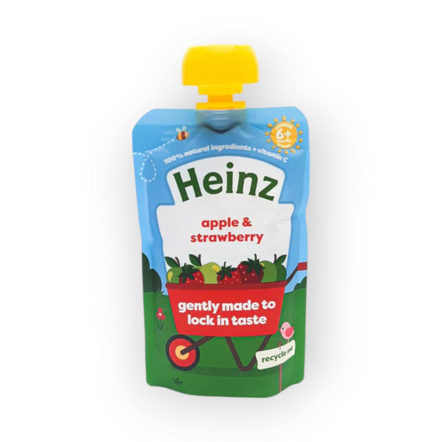 Heinz Puree 6+ Months 100g - Apple and Strawberry