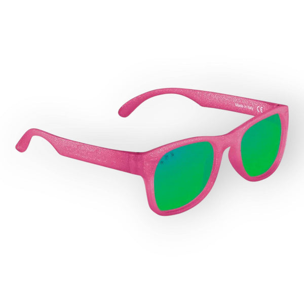 Roshambo Kelly Kapowski Pink Glitter White Shades Baby (0-2 Yrs) Mirrored Green - BabyAmore