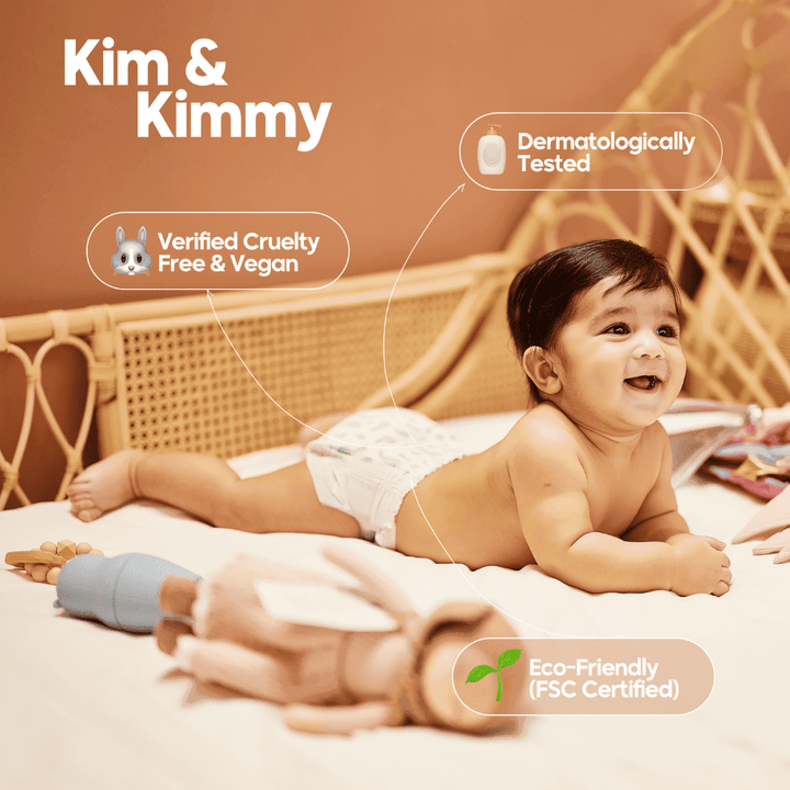 Kim & Kimmy Eco-friendly Baby Diaper Pants, Size 5, 12-17Kg - BabyAmore