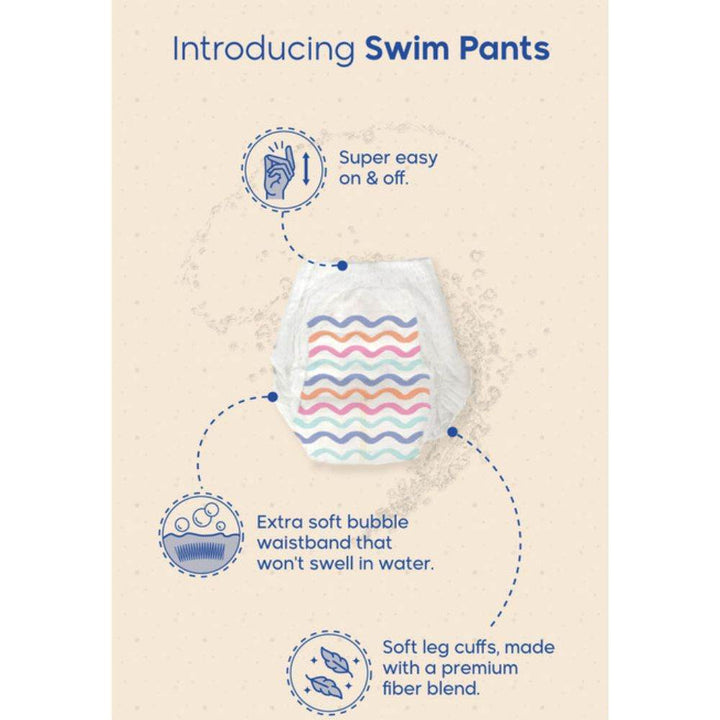 Kim & Kimmy Swim Pants, Medium, Size -3 - BabyAmore