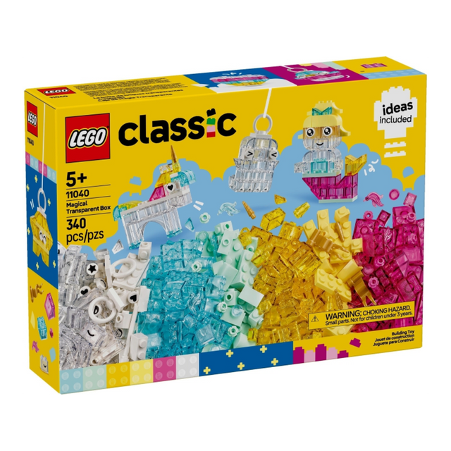 Lego Classic Magical Transparent Box (340 Pieces)