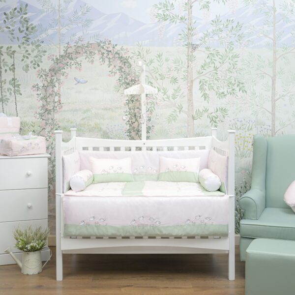 Blooms and Butterflies Lambs In Meadow Full Bedding Set