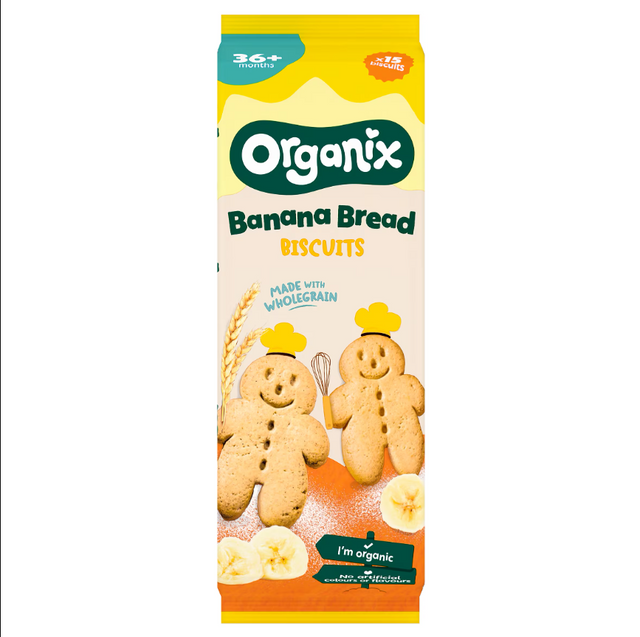 Organix Banana Bread Biscuits, 135g