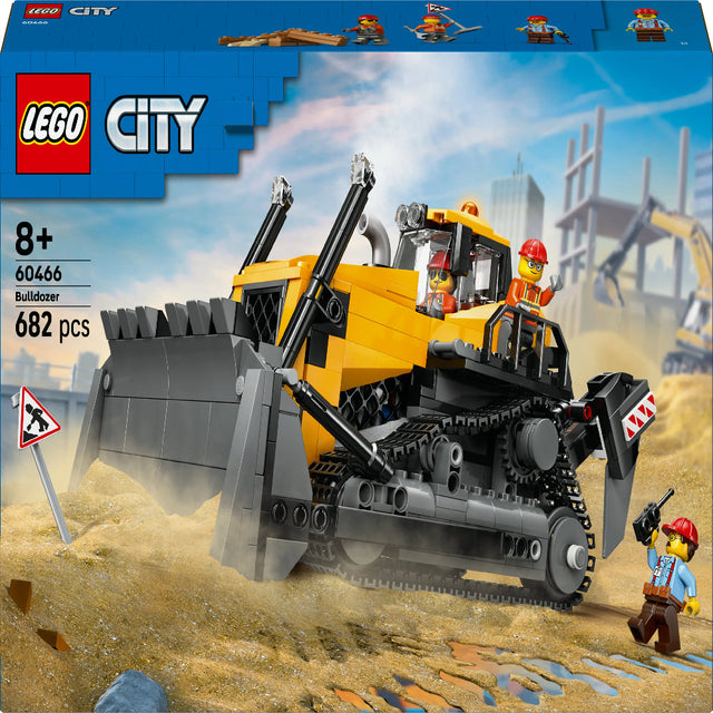 Lego City Yellow Bulldozer (682 Pieces)