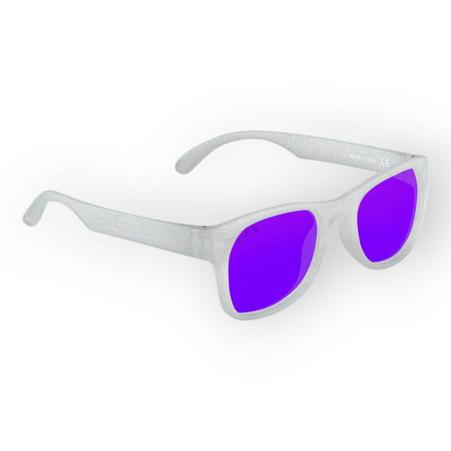 Roshambo Starlite Silver Glitter Shades Toddler (2-4Yrs) Mirrored Purple